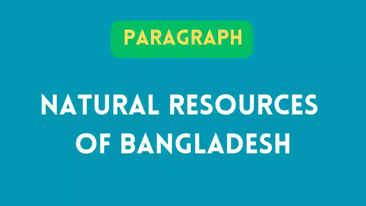 natural resources of bangladesh assignment
